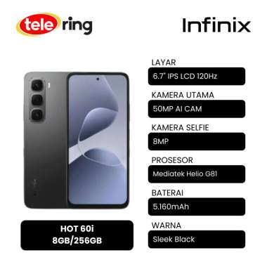 HP INFINIX HOT 60I 8/256GB BLACK