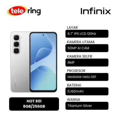 HP INFINIX HOT 60I 8/256GB SILVER