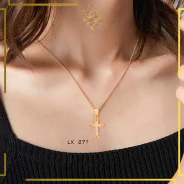 LIONTIN SALIB EMAS EMAS ASLI EMAS MUDA DAN EMAS TUA KADAR 6K(300), 8K(375) & 16K(700) LIONTIN SALIB 