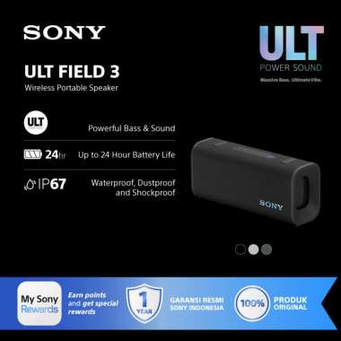 SONY ULT Field 3 Wireless Portable Speaker / SRS-ULT30 Black