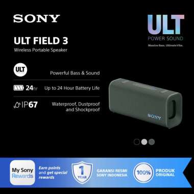 SONY ULT Field 3 Wireless Portable Speaker / SRS-ULT30 Gray