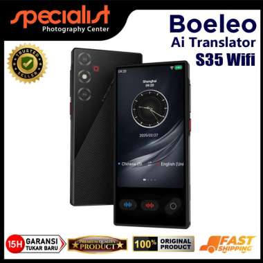 Boeleo AI Language Voice Translator S35 Alat Penerjemah