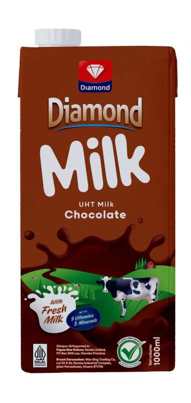 Promo Harga Diamond Milk UHT Chocolate 1000 ml - Blibli