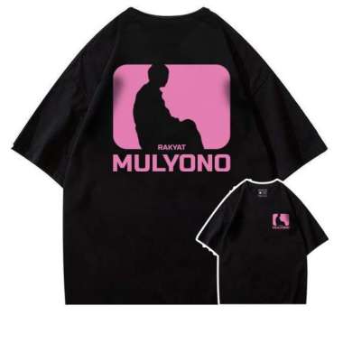 KAOSBRO - Kaos Korban Mulyono / Putra Mulyono / Adik Fufufafa - Depan Belakang -Skena Style Rakyat M