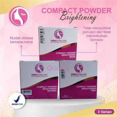 Bedak Padat Drw Skincare Original Pink