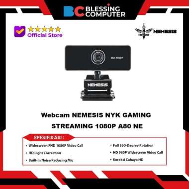 Webcam NEMESIS NYK GAMING STREAMING 1080P A80 NE