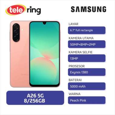 HP SAMSUNG A26 5G 8/256GB PEACH PINK