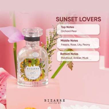 BIZARRE Parfum Wanita Eau De Toilette EDT 50 ml - Wangi Tahan Lama EDT - Sunset Lovers