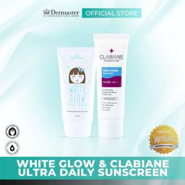 Dermaster White Glow & Clabiane Ultra Daily Sunscreen