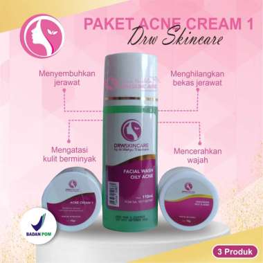 Paket Acne Cream Drw Skincare Original Paket Acne Cream 2
