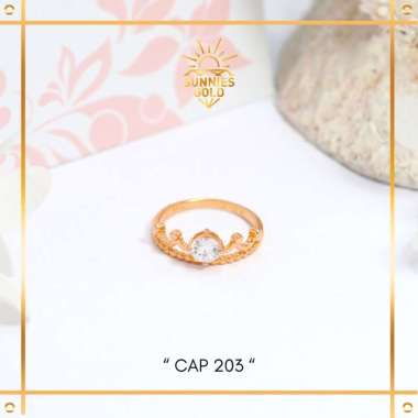 CINCIN ANAK MODEL MAHKOTA LUCU TERBARU EMAS ASLI EMAS MUDA KADAR 8K (375) CINCIN ANAK MODEL MAHKOTA 