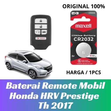 Baterai Remote Kunci Mobil Honda HRV Prestige Tahun 2017 Original