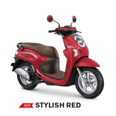 Pegadaian - [DP] Honda New Scoopy Stylish Sepeda Motor [OTR Jabodetabek] 30% 24 Stylish Red Depok