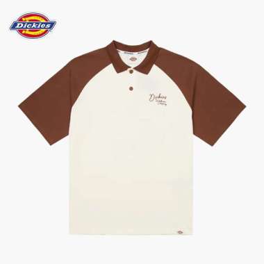 DICKIES - Heavy Jersey Polo Shirt SS - Kaos Polo CAPPUCCINO L