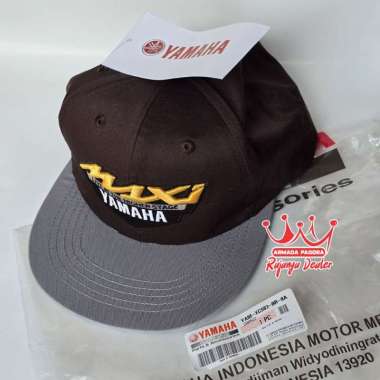 Topi Maxi Yamaha Coklat Tua / YAM-XCS03-BR-0A