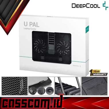 Deepcool U Pal Notebook Cooler Upal U-pal Cooling Pad - Kipas Laptop Upal 14"-15.6"