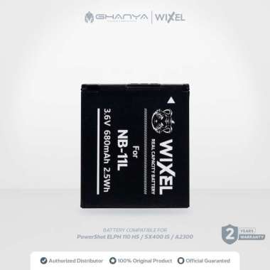 WIXEL Baterai Kamera NB-11L for Canon PowerShot Digital IXUS 125 HS / 132 / 135 / 141 / 240 / 245 11