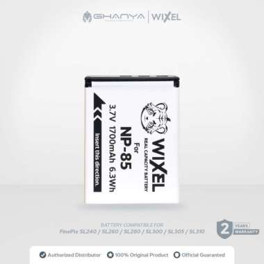 WIXEL Baterai Kamera NP-85 for FujiFilm FinePix S1 SL240 SL260 SL280 SL300 SL305 SL310 SL1000 Camera