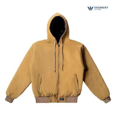 EVERNEXT - JAKET BOMBER HOODIE BOXY PRIA JAKET CASUAL TEBAL HANGAT OUTERWEAR MUSIM DINGIN UNISEX STY
