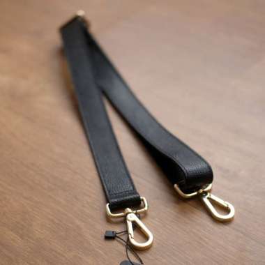 Strap Tas Tali Selempang Kulit Asli 3 cm Sendy Leather Berlin Silver Coklat Tua