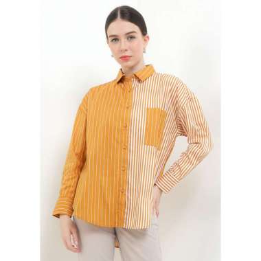 Hush Puppies Kemeja Wanita Paulina Mustard M Mustard