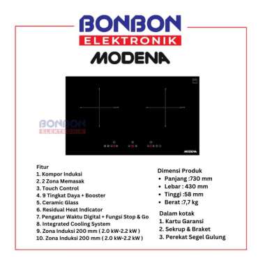 Modena BI 0721 L Kompor Induksi