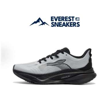 Sepatu Lari 361 Degrees Blazing Flame 4"Grey Black" 672422223-9 44