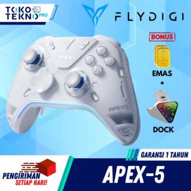 FLYDIGI Apex 5 / Apex-5 Gamepad Gaming Wireless PC Controller Forceflex Joystick2.0 Forceadapt Trigger