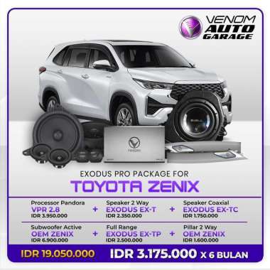 Paket Venom 3way Toyota Zenix