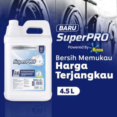 Rinso Superpro Deterjen Matic Cair Jerigen 4500ML