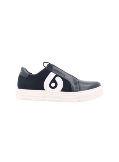 Bocorocco x TIMNAS Indonesia Ux. Trend G-02B NAVY OPACO - Sepatu Sneakers Unisex Pria Wanita Kulit -
