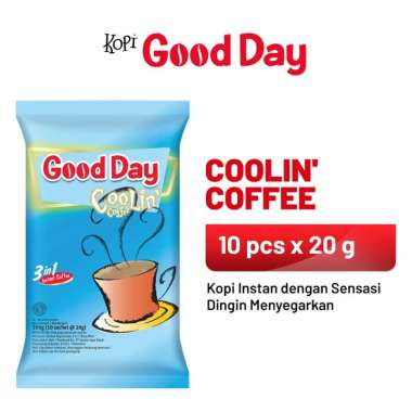 Promo Harga Good Day Instant Coffee 3 in 1 Coolin