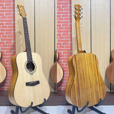 ORIGINAL!!! Gitar Akustik Elektrik Dluxe D-100 / D 110 Gitar Dluxe Original PAKET AKUSTIK MURAH