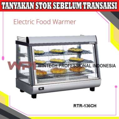 RTR-136CH Electric Food Warmer - Pemajang & Penghangat Fried Chicken, Kue, Pastry - Etalase Pemanas 
