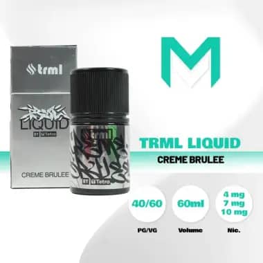 geek vape juice bottle Jual Trml Creme Brulee 60ml 4mg 7mg 10mg By Trml Liquid Di Seller Jakarta  Vaporizer - Pluit, Kota Jakarta Utara main image 0