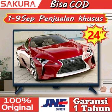 TV LED 24 inch HD Ready Televisi Murah garansi 1 Tahun