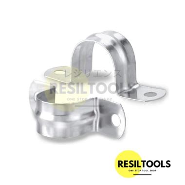 Klem Pipa Stainless M14 Saddle Clamp Penjepit Tiang Perbuah