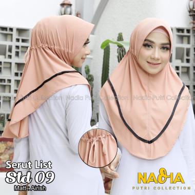 AliMaMa - JILBAB SERUT LIST - Hijab Instan Kekinian Kerudung Kurung Jersey Airis Jersi Instant Murah