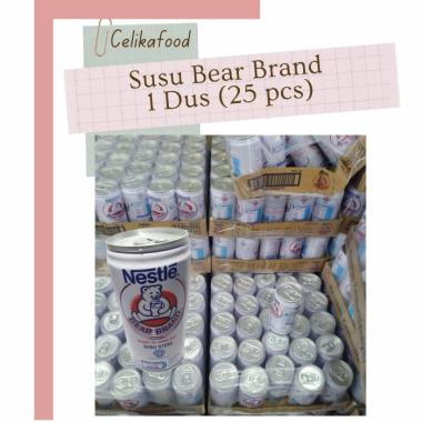 Susu Beruang Bear Brand 189 ml 1 Dus Karton Steril Kaleng Nestle Milk