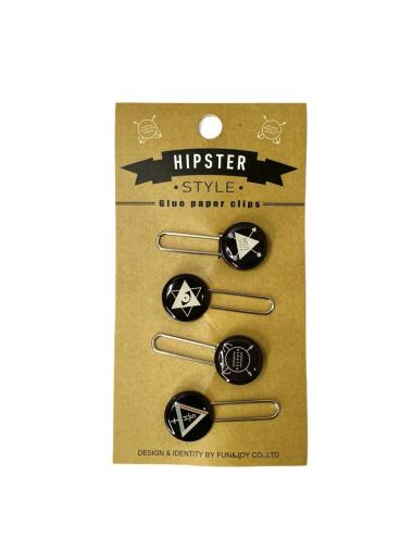 PAPER CLIP BESI HIPSTER STYLE BLACK