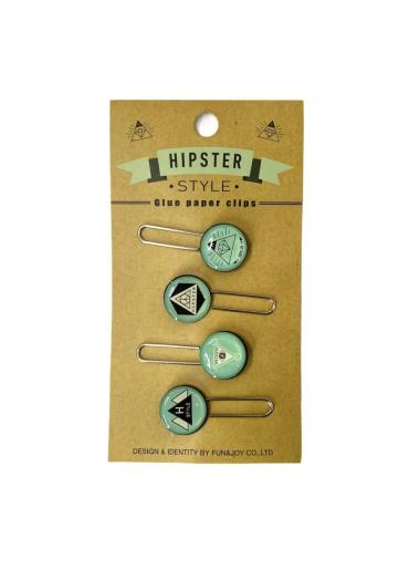 PAPER CLIP BESI HIPSTER STYLE GREEN