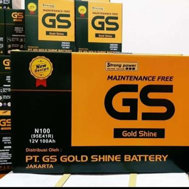 Aki Genset/ Aki Colt/ GS Gold Shine MF N100/ 12V 100AH