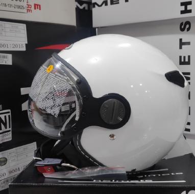 Zeus ZS210K White Glossy - Helm Zeus ZS 210K ZS 210 Solid MD