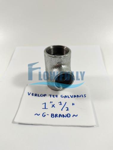 REDUCER TEE BESI GALVANIS 1 x 1/2 INCH G BRAND VERLOP T
