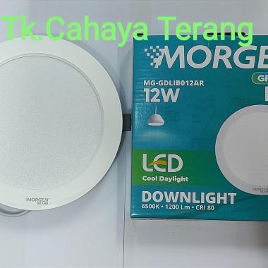 Downlight Led 12watt IB 5.5 inch putih Morgen 6500K 1200lm