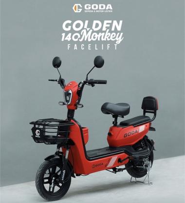 SEPEDA LISTRIK GODA 140 MONKEY FACELIFT 500 WATT BATERAI SWAB