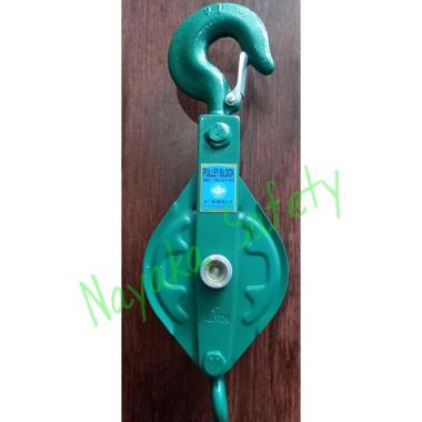 Pulley Block Single Sheave With Hook 4" 1 Ton / Snatch Block 4" ROHA