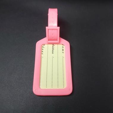 BAG TAG LUGGAGE TAG NAME TAG GANTUNGAN UNTUK DI KOPER ATAU TAS MURAH warna Orange