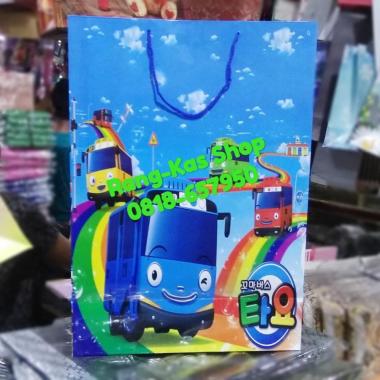 Paperbag Tema TAYO XL Jumbo besar glossy