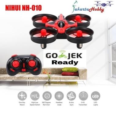 NIHUI NH - 010 Mini RC Quadcopter Eachine H36 E010 Merah